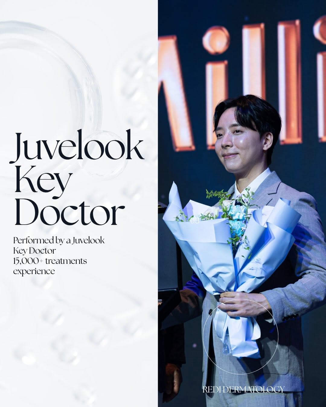 REDI Dermatology director — Juvelook Key Doctor with 15,000+ treatments (award ceremony)
