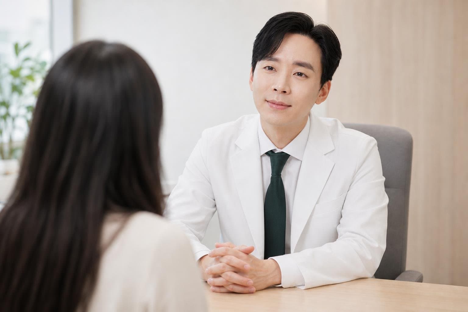 閔貞 院長在首爾 REDI 皮膚科為患者諮詢韓國LDM
