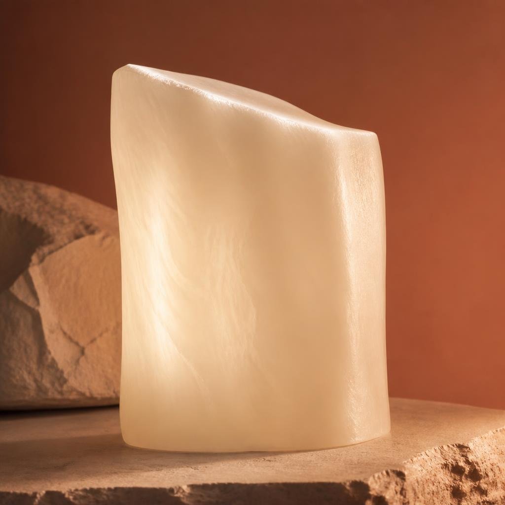 Abstract representation of moisture and radiance returning evenly to a surface over time