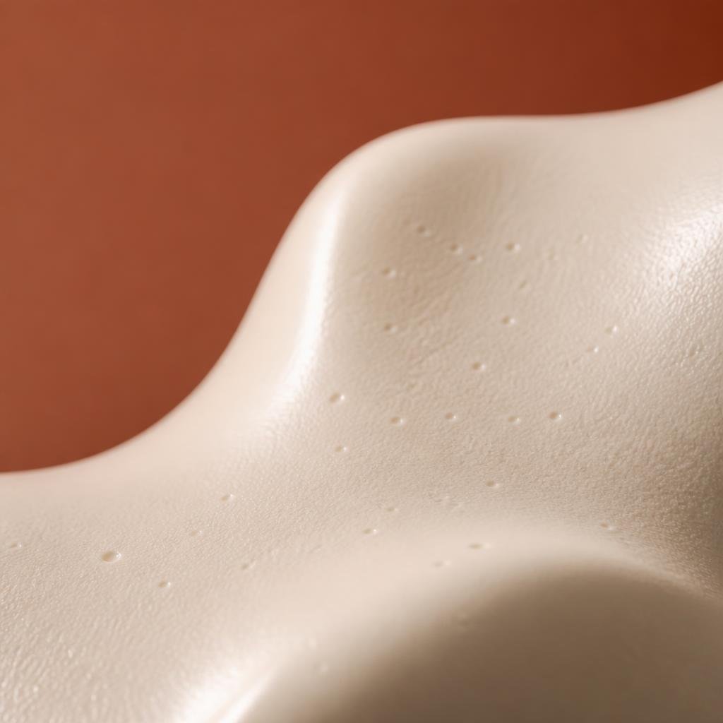 Abstract representation of refined skin texture after large pores treatment