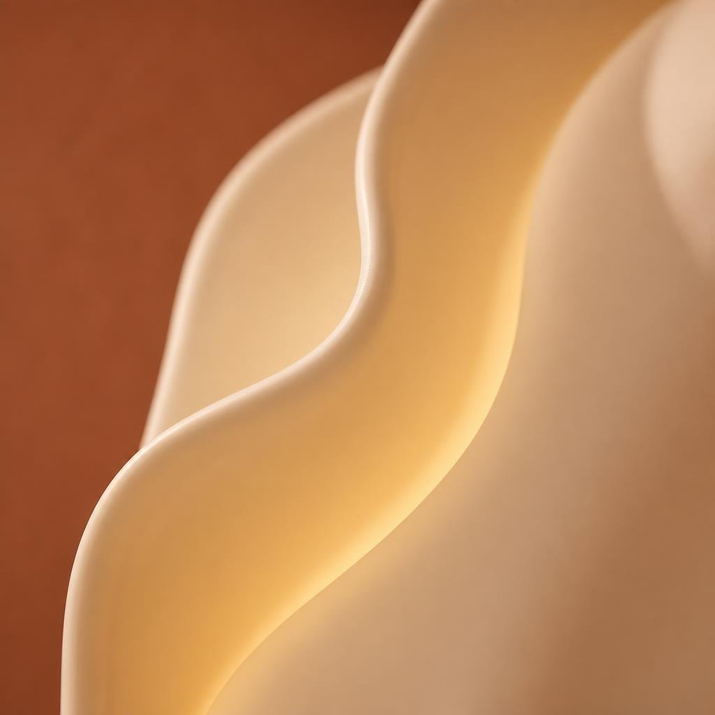Abstract representation of gentle, evenly diffused warmth across a uniform surface, skin barrier repair for all skin tones