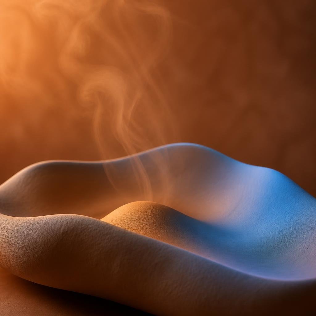 Abstract representation of avoiding heat after skin booster aftercare