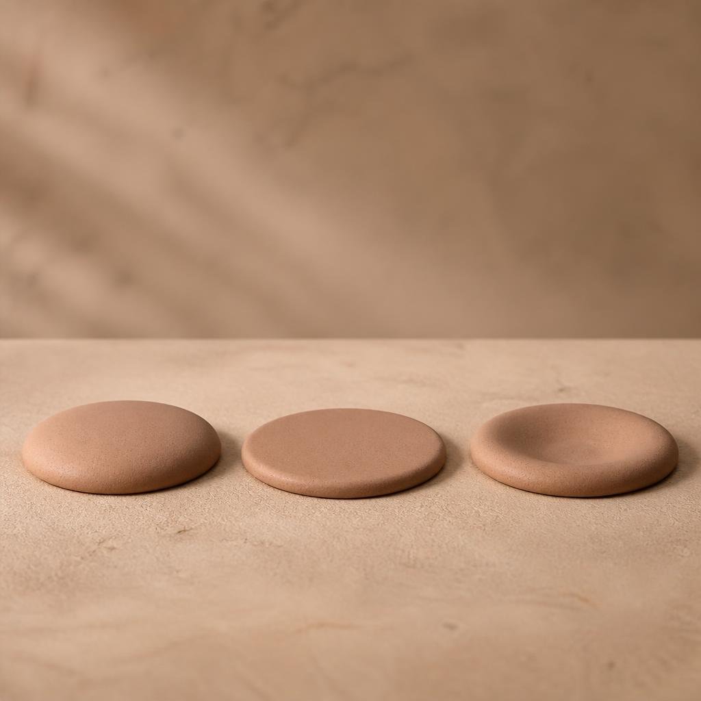 Abstract representation of a convex form gradually becoming concave