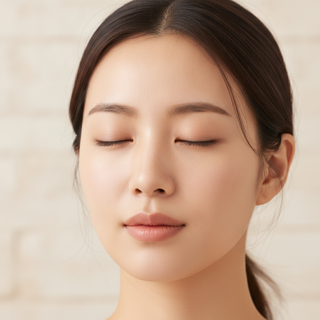 Korean acne treatment skin assessment at a Seoul dermatology clinic