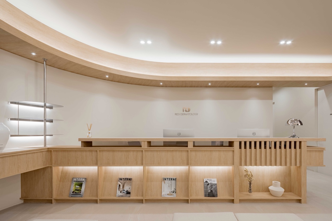 The front desk at REDI Dermatology